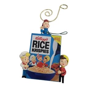 Hallmark 2016 Snap Crackle Pop Rice Krispies Ornament | Keepsake Kellogg’s Cerea